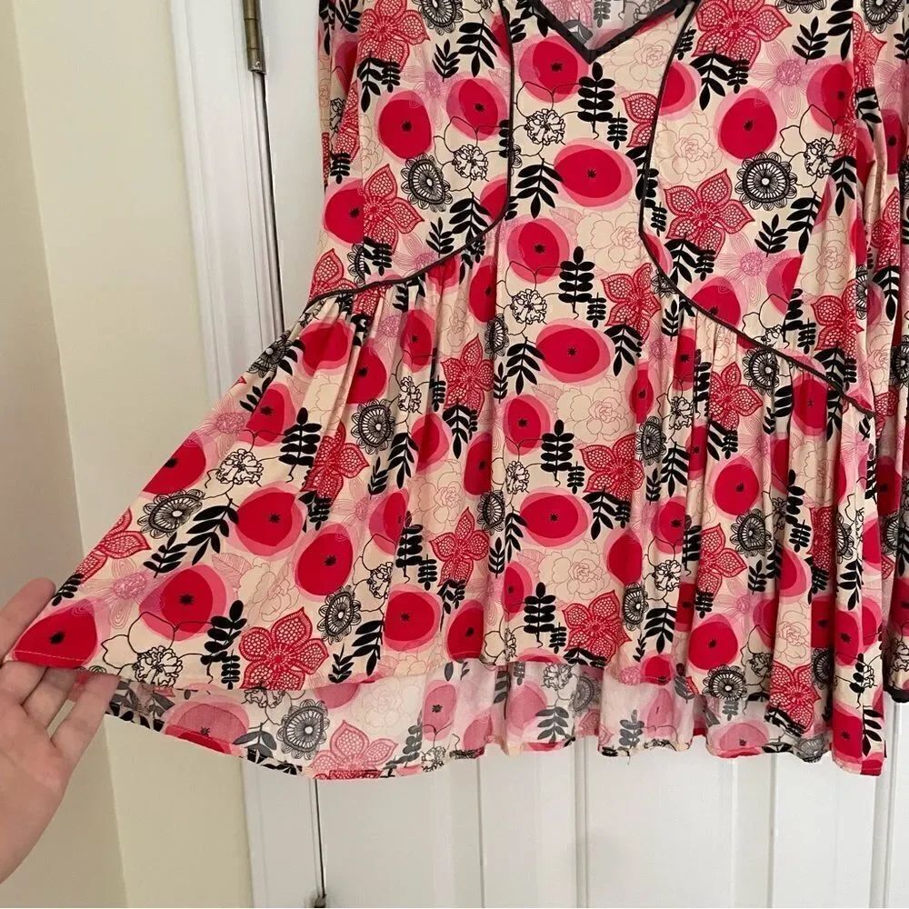 Matilda Jane Mistletoe Magic High Low Peplum Tunic Size S - Picture 7 of 11
